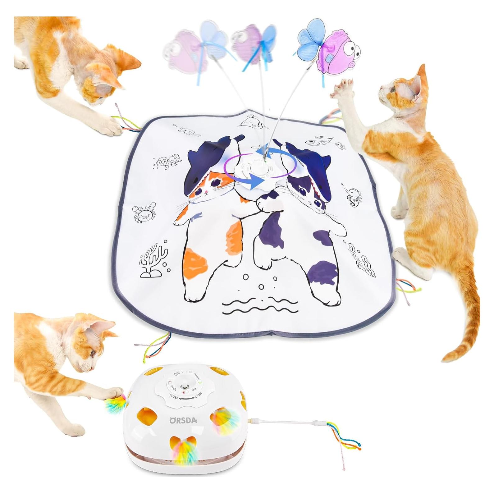 Juguete Interactivo para Gatos ORSDA 5 en 1 USB Automático