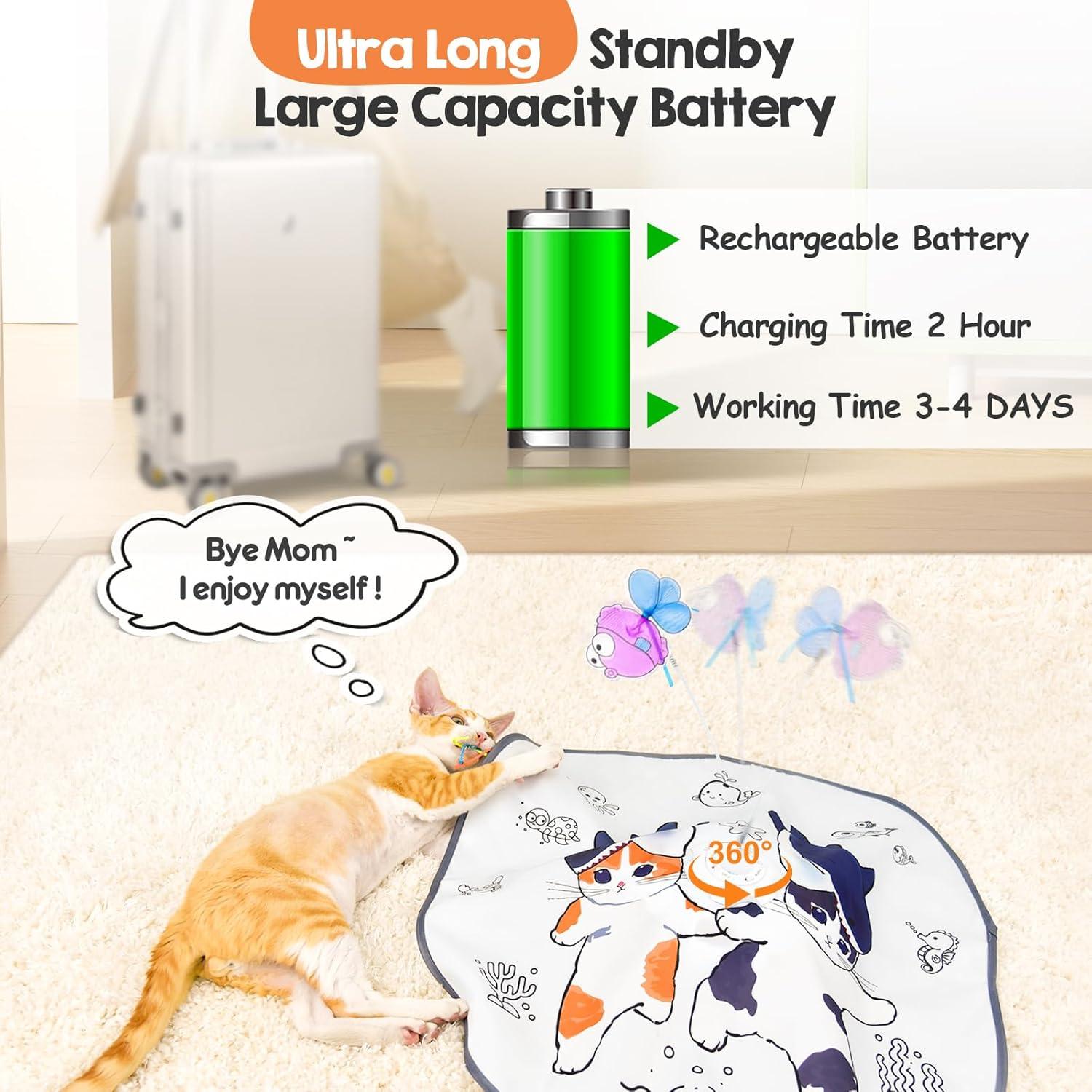 Juguete Interactivo para Gatos ORSDA 5 en 1 USB Automático