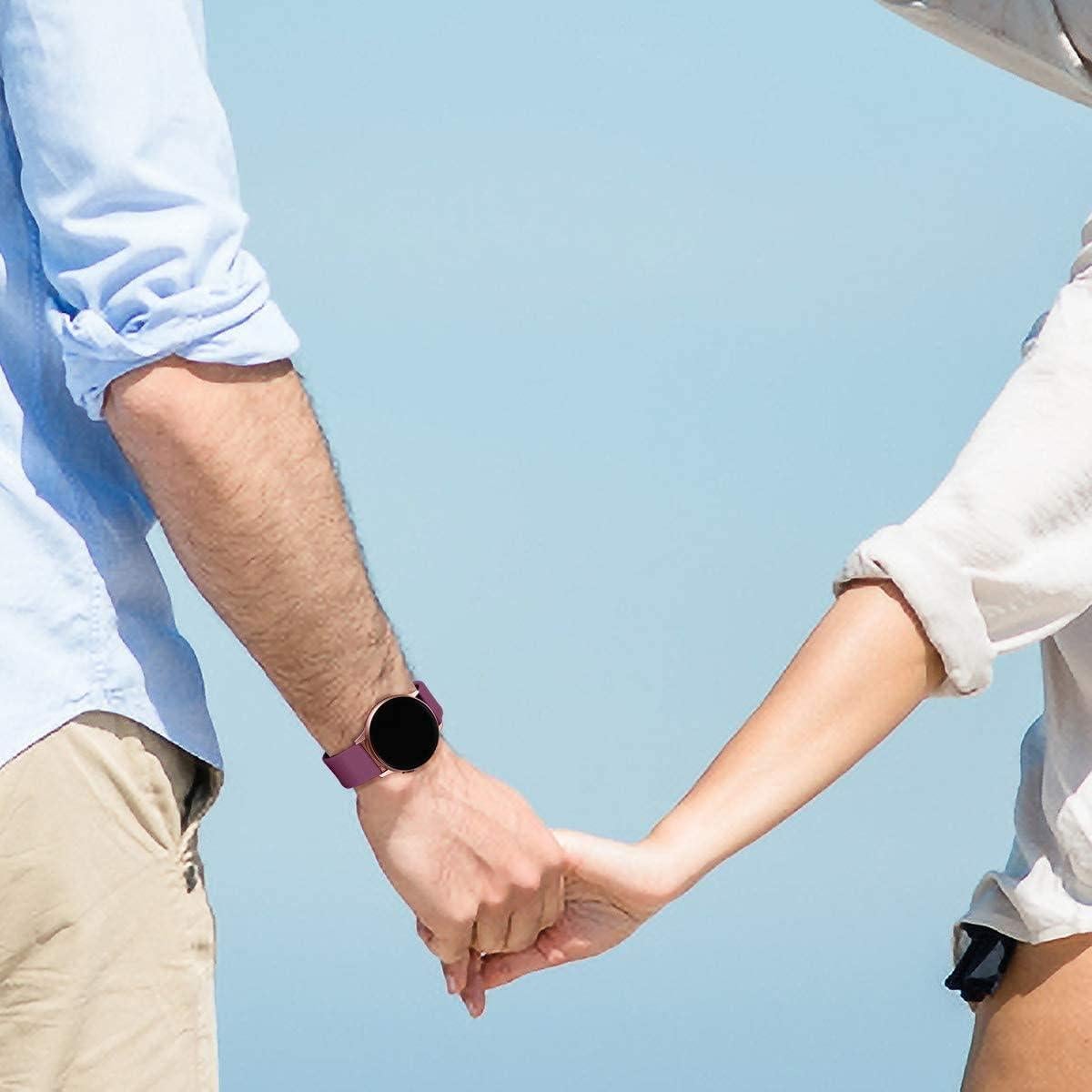 Correas de Silicona Lerobo para Samsung Galaxy Watch 20mm - Paquete de 3