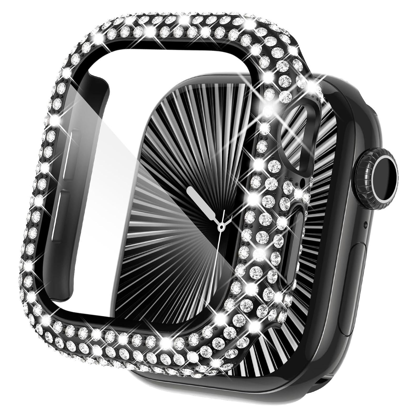 Funda Protectora KADES para Apple Watch 38mm con Rhinestones