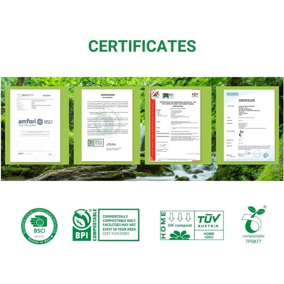 Bolsas de Compras Compostables OrangeBio 200ct 30.5x15.2x50.8cm