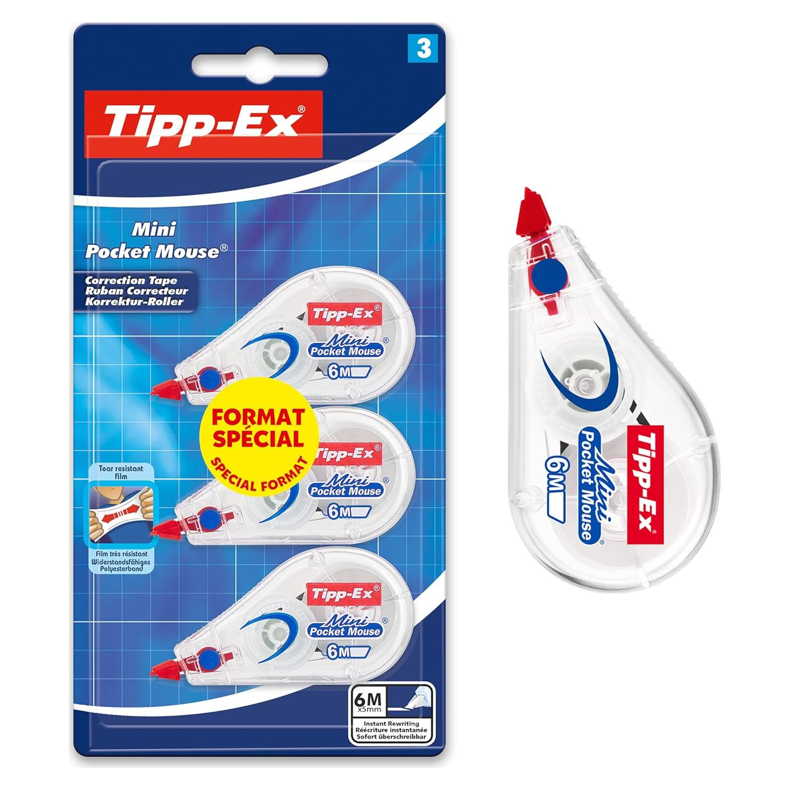 Cinta Correctora BIC Tipp-Ex Mini Pocket Mouse 5mm x 5m