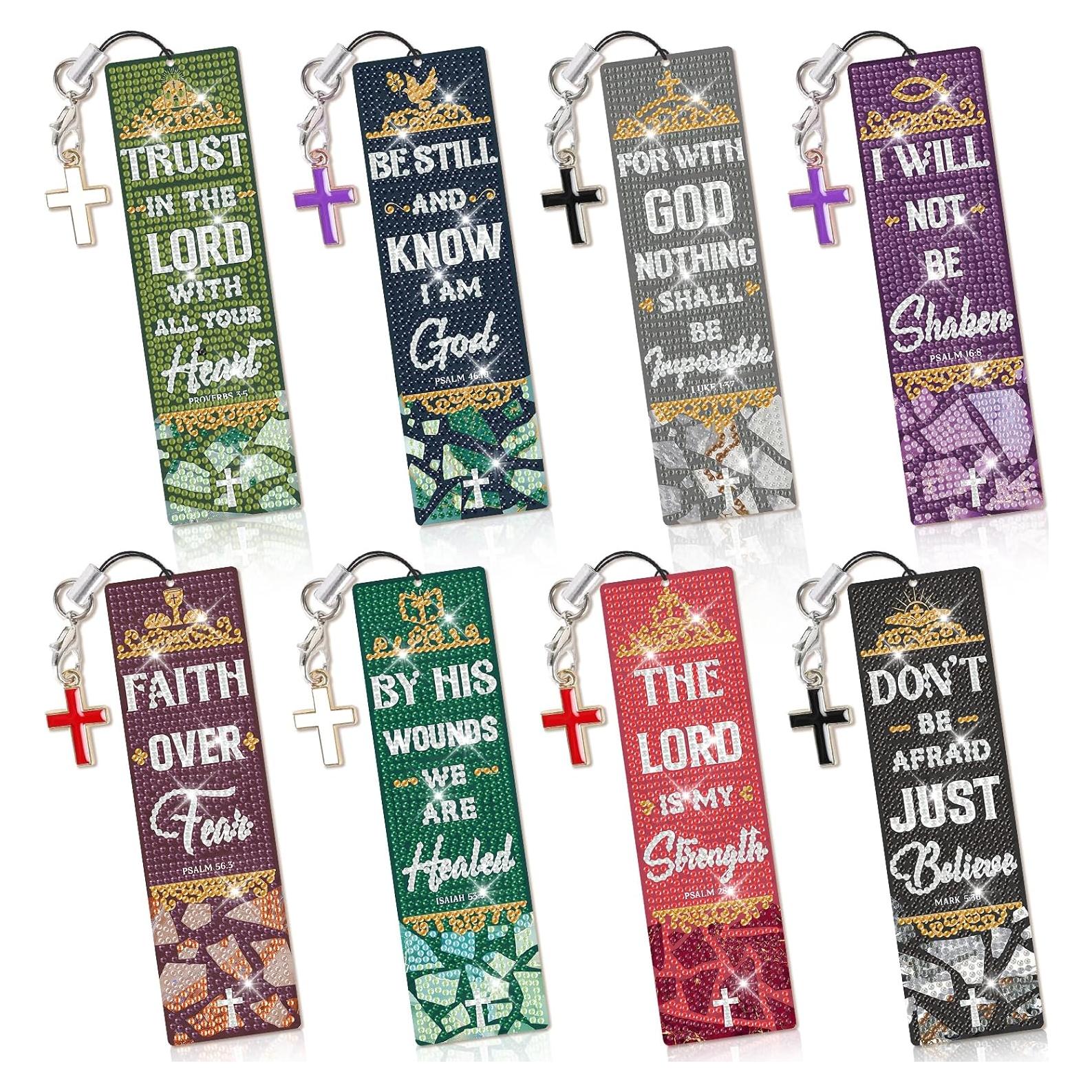 8 Marcadores de Arte de Diamante Clothmile con Borlas DIY