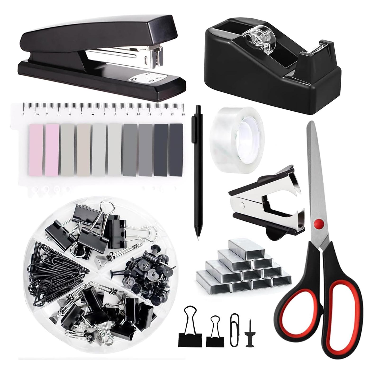 Juego de Suministros de Oficina Musejoy 9 en 1 Negro