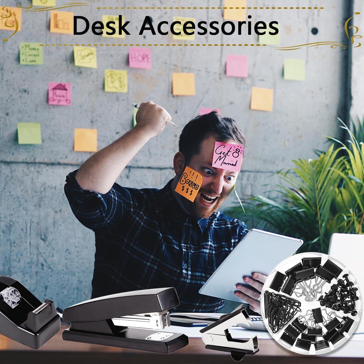 Juego de Suministros de Oficina Musejoy 9 en 1 Negro