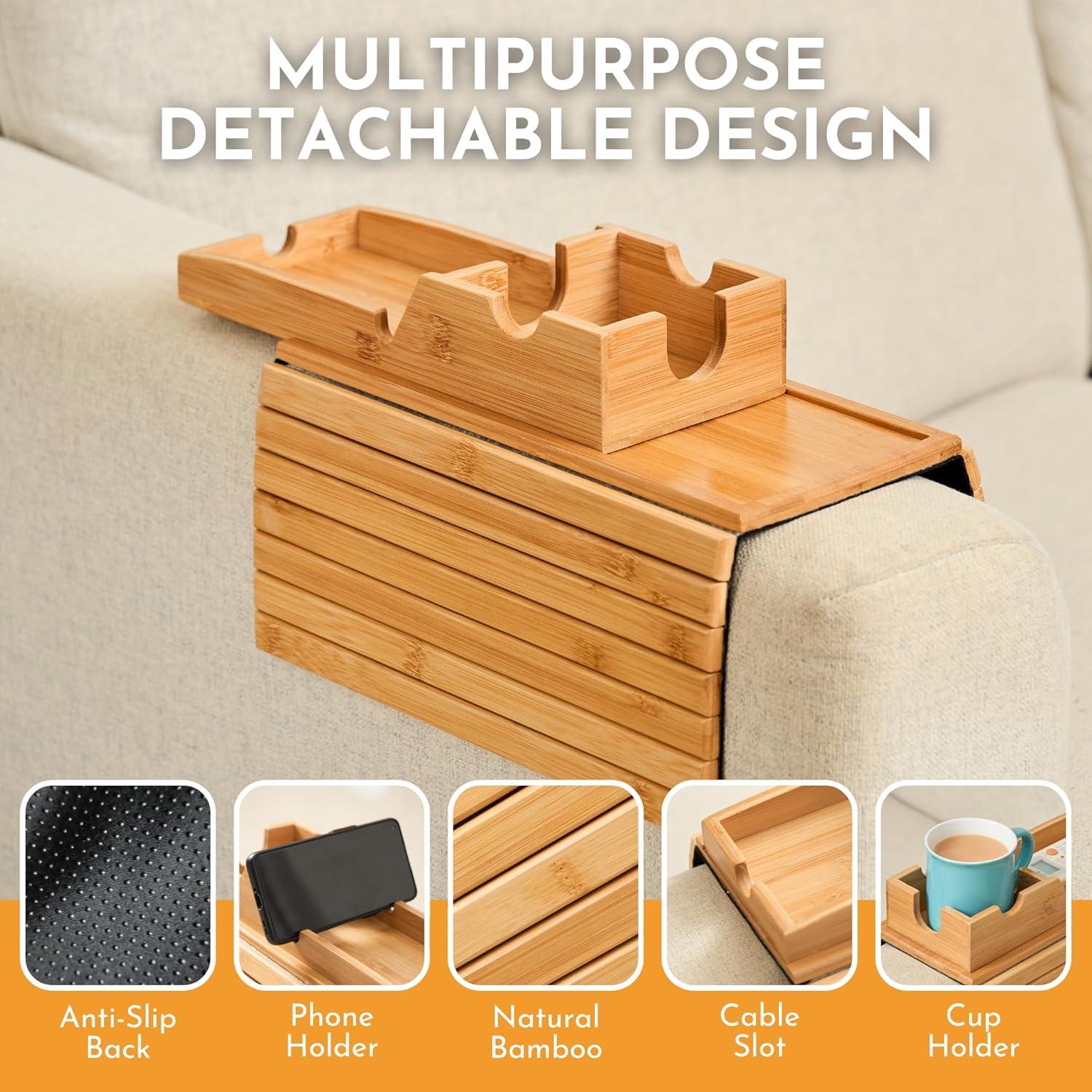 Soporte de Taza para Sillón Callabor - Bandeja de Brazo Plegable