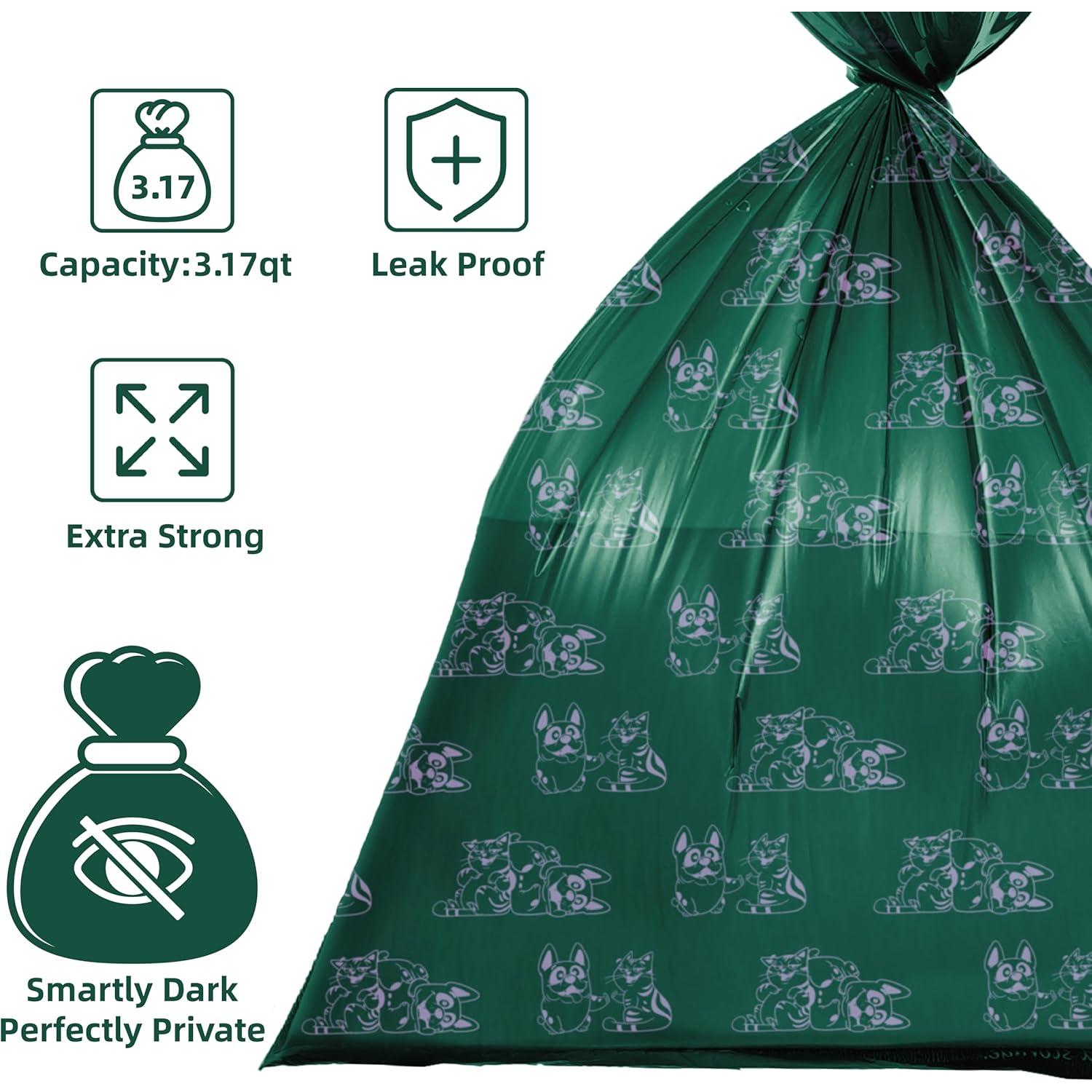 Bolsas para Excremento de Perro ATIFBOP, 120 Unidades, Aromatizadas