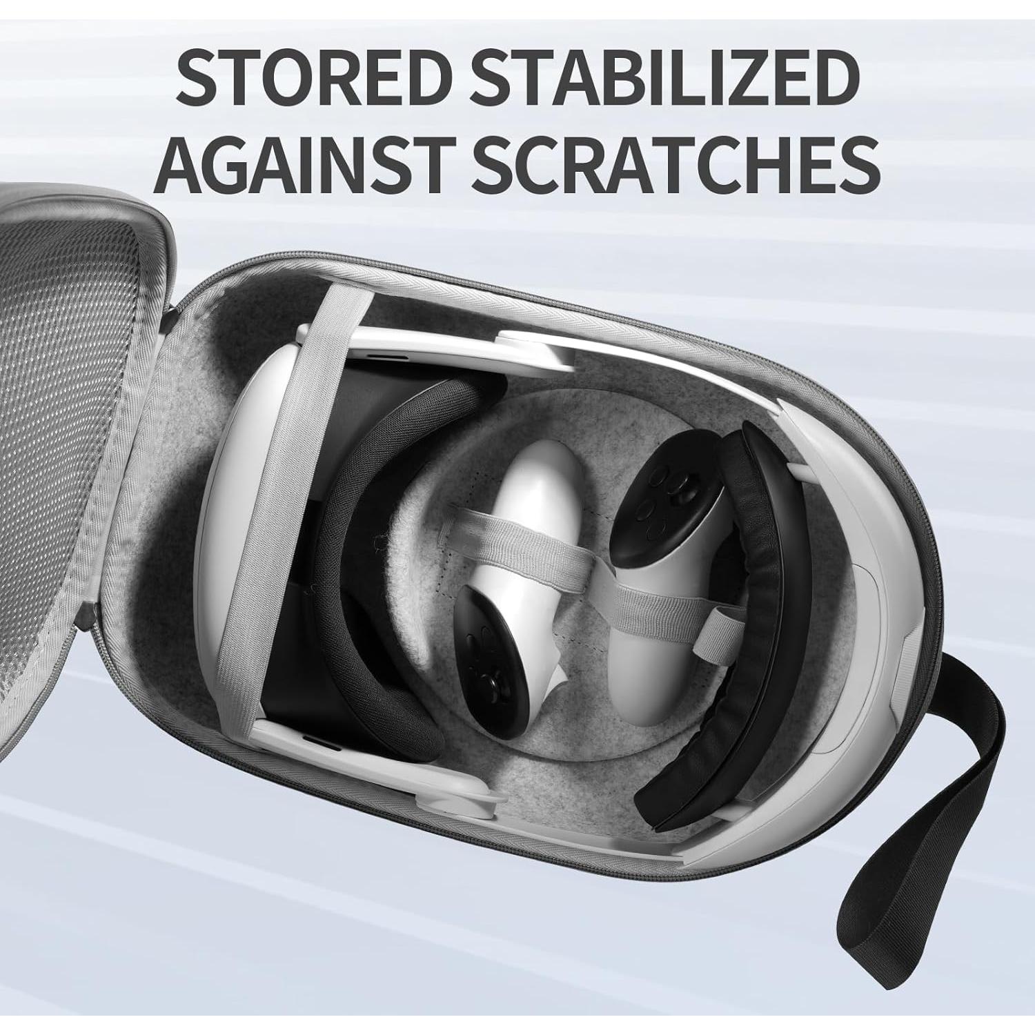 Funda Dura SARLAR para Oculus Meta Quest 3S/3/2 - Ligera y Protectora