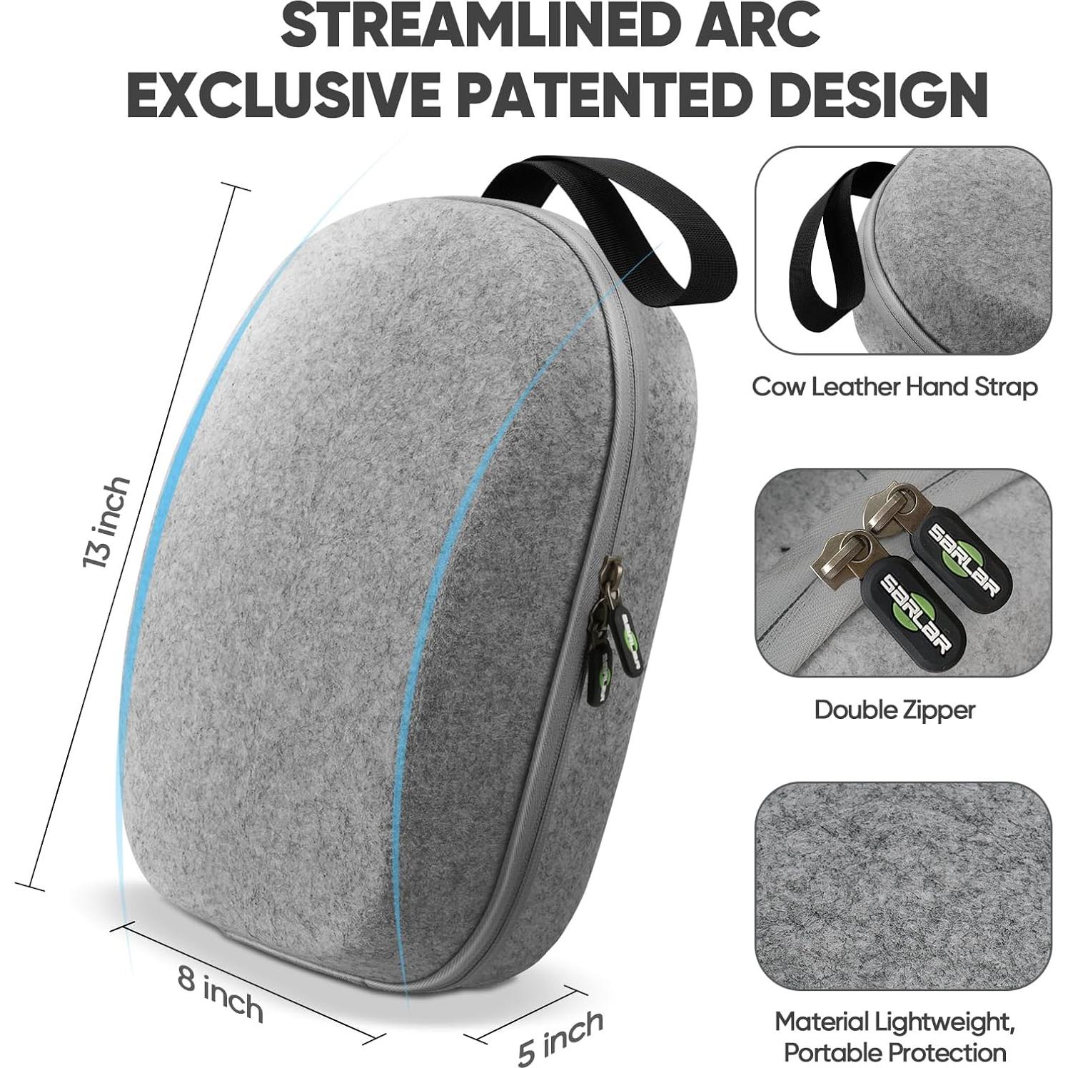 Funda Dura SARLAR para Oculus Meta Quest 3S/3/2 - Ligera y Protectora