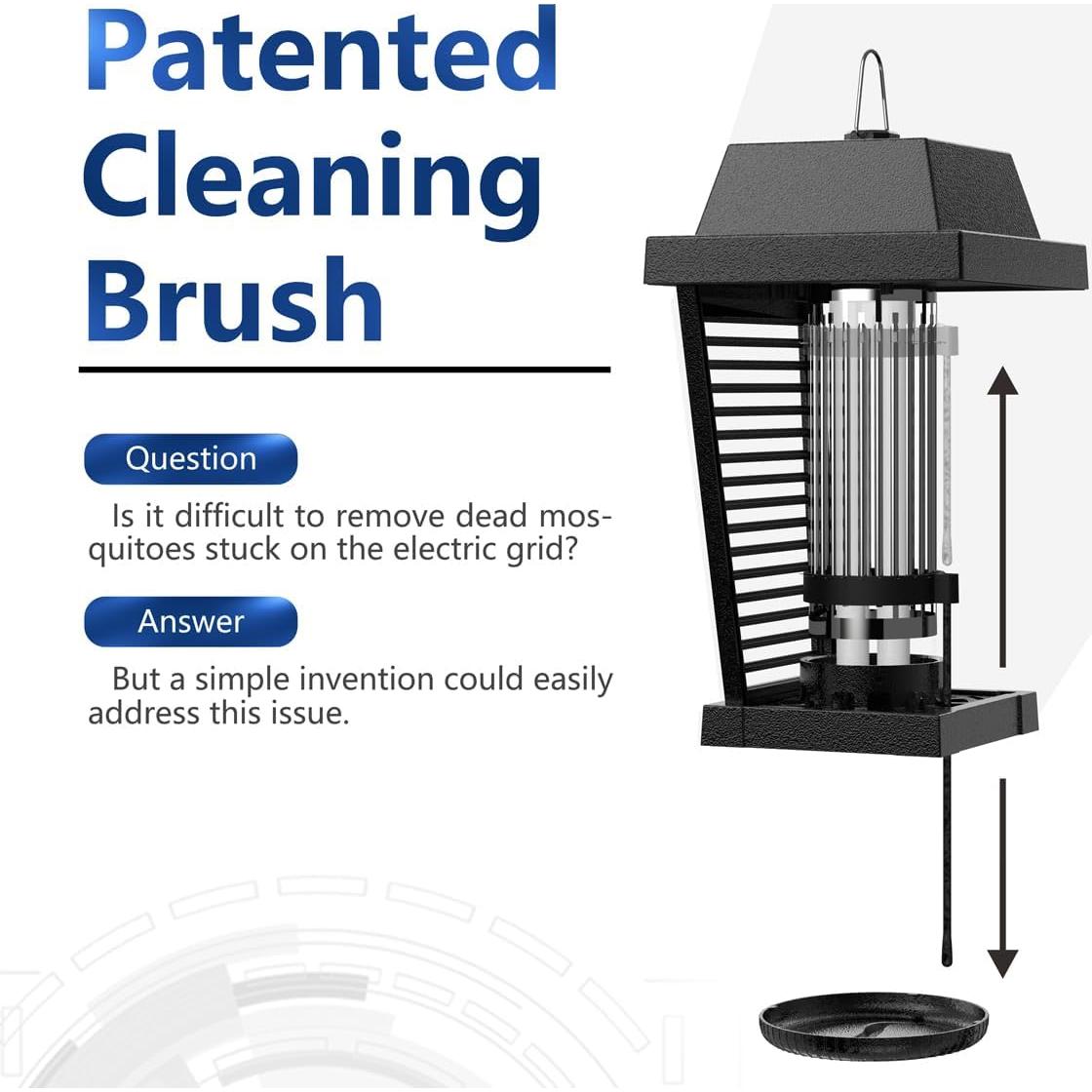 Trampa Eléctrica para Insectos USA Jnariy 4200V 18W Interior Exterior