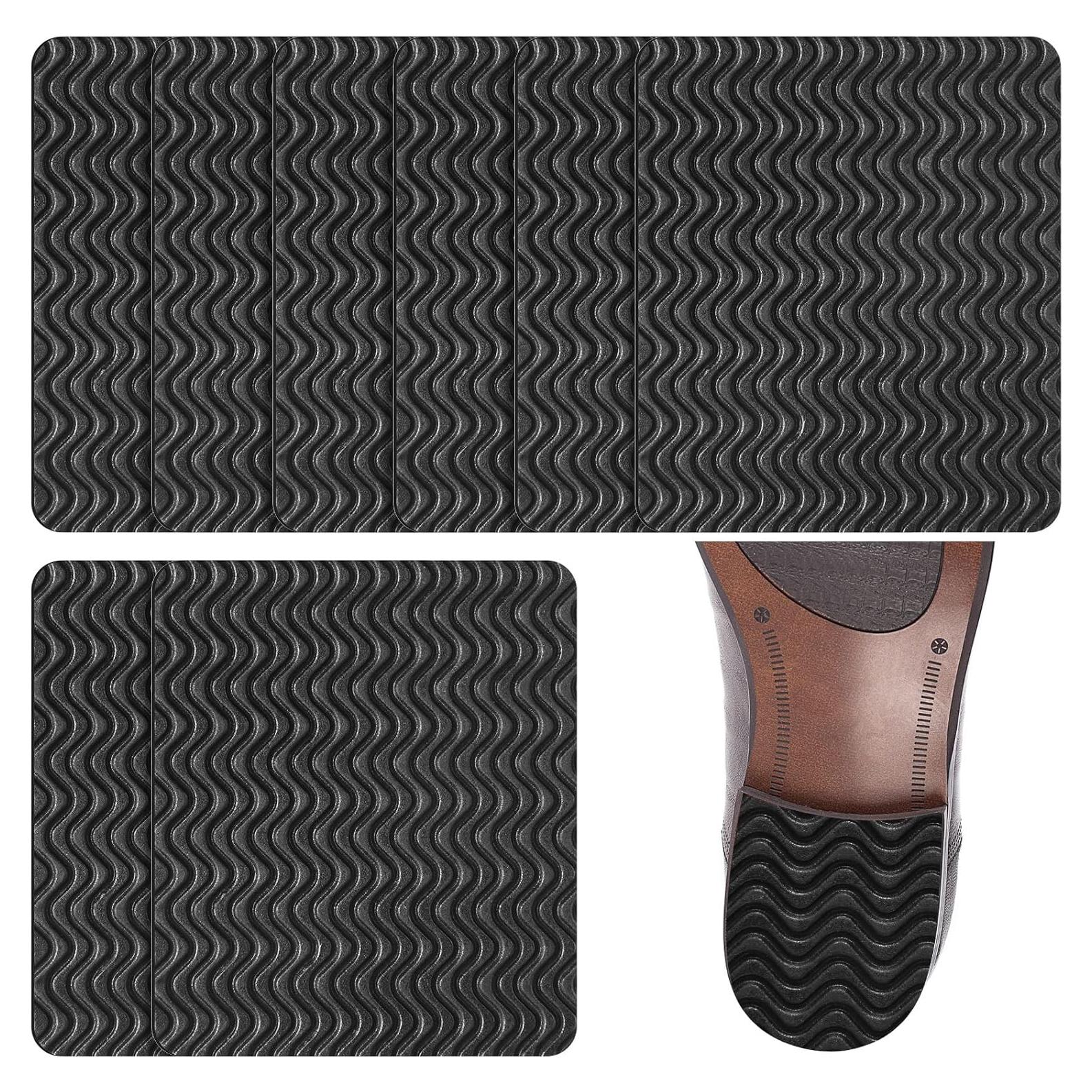 8 Almohadillas Antideslizantes para Zapatos Eurzom 10x8 cm Negro