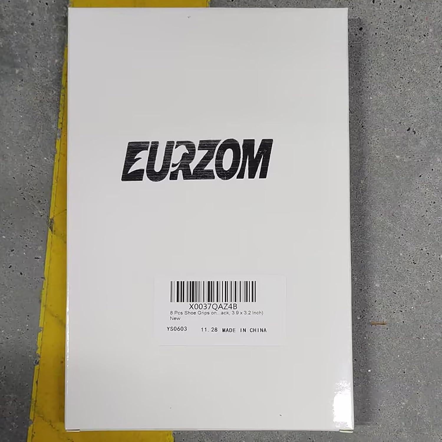 8 Almohadillas Antideslizantes para Zapatos Eurzom 10x8 cm Negro