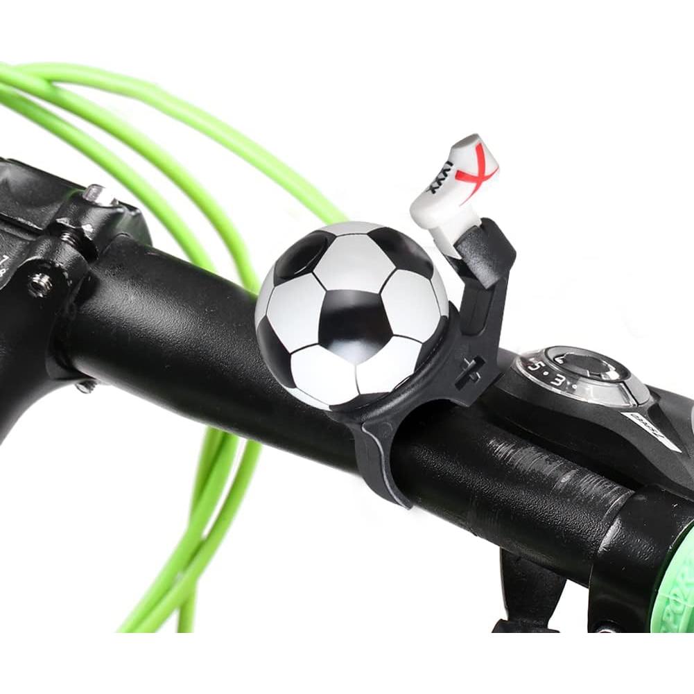 Timbre de Bicicleta Kakalote 2pcs Diseño Fútbol Sonido Claro