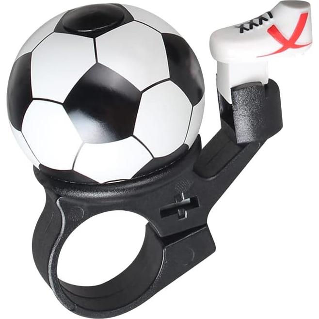 Timbre de Bicicleta Kakalote 2pcs Diseño Fútbol Sonido Claro