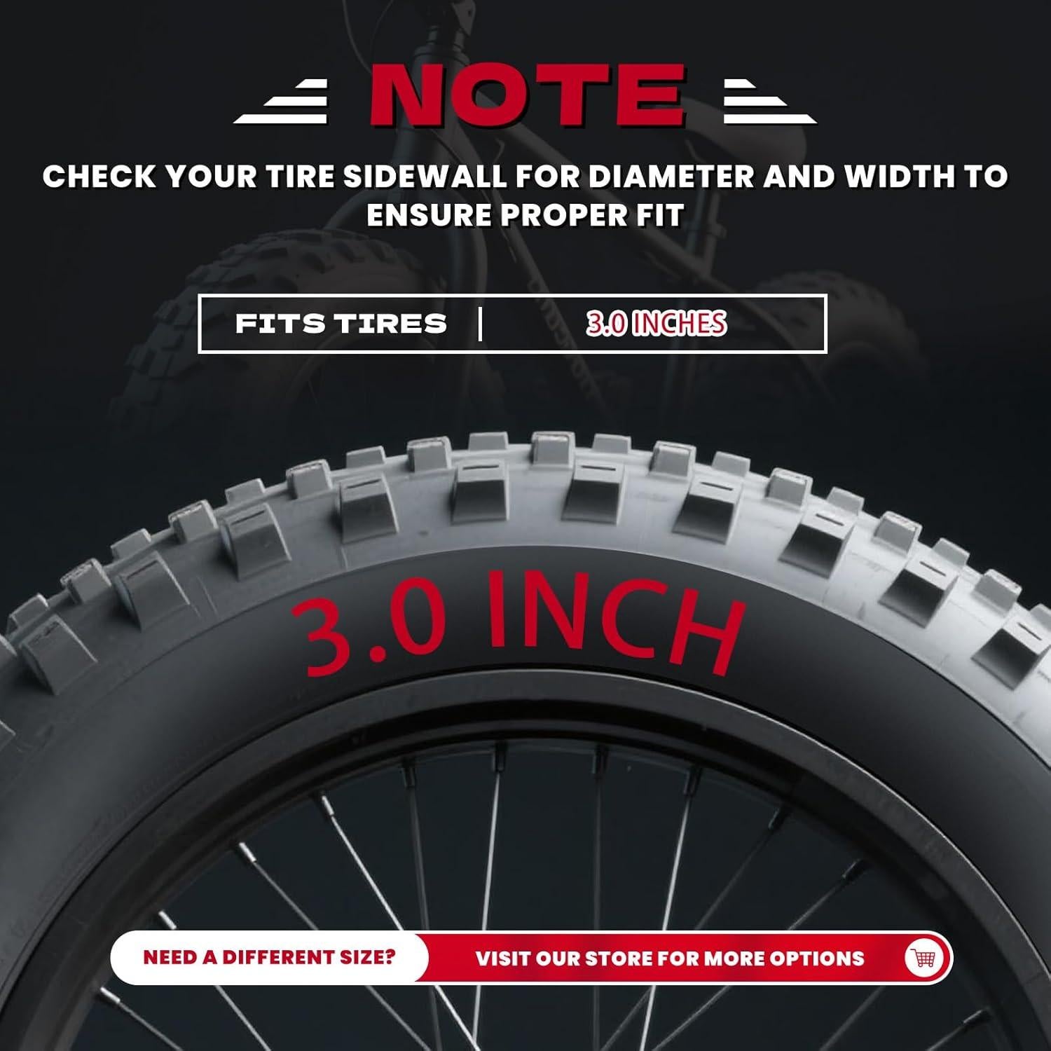 Paquete de 2 Tubos Internos Vancom 20x3.0/3.5 Válvula Schrader