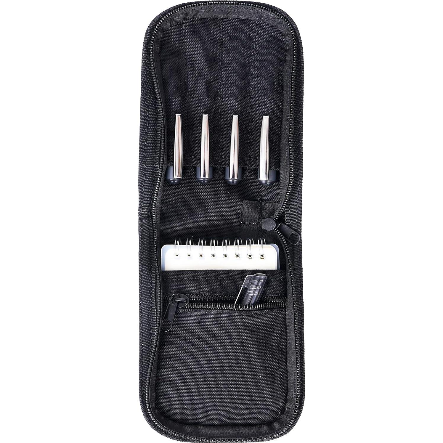 Funda Táctica VEPKOIT para Cuaderno A7 Negra con Organizador