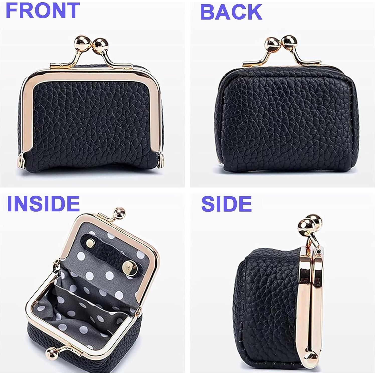 Mini Caja de Joyería de Cuero TNDCKP Negra Portátil