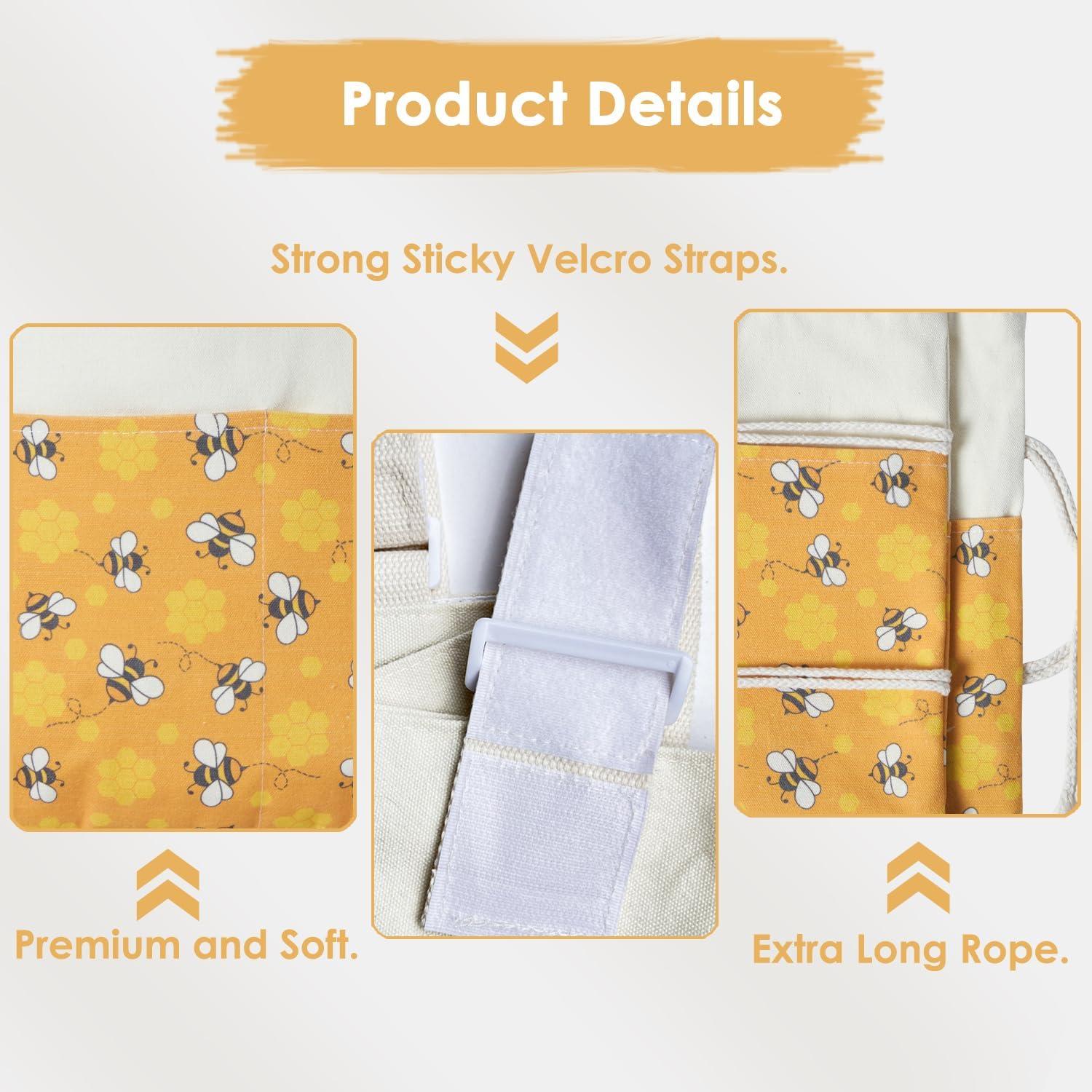 Bolsa para Andador TOGETRUE con Soporte para Vaso 38x29cm Abejas