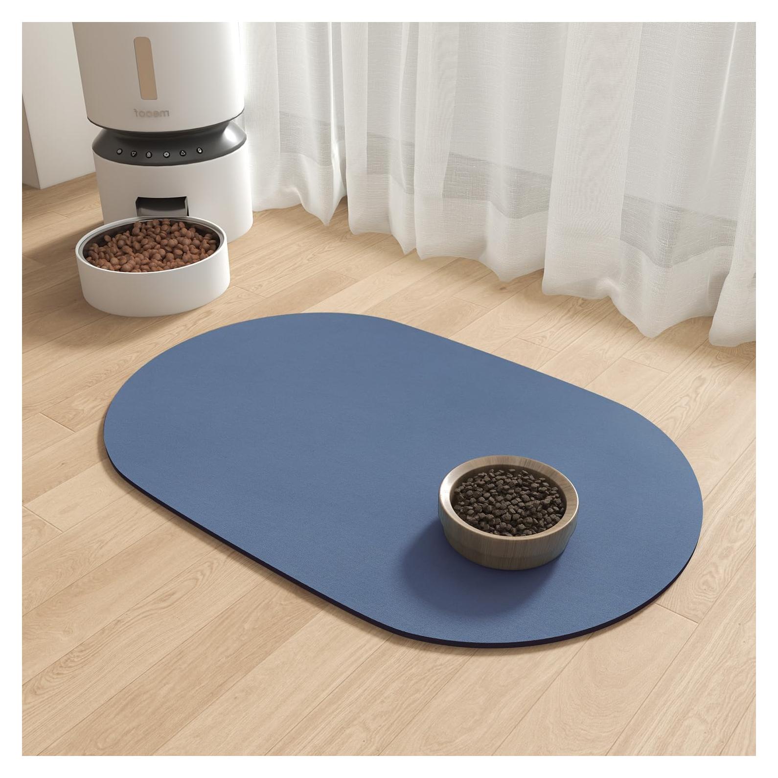 Alfombrilla Absorbente para Comida de Mascotas MontVoo 30x48 cm