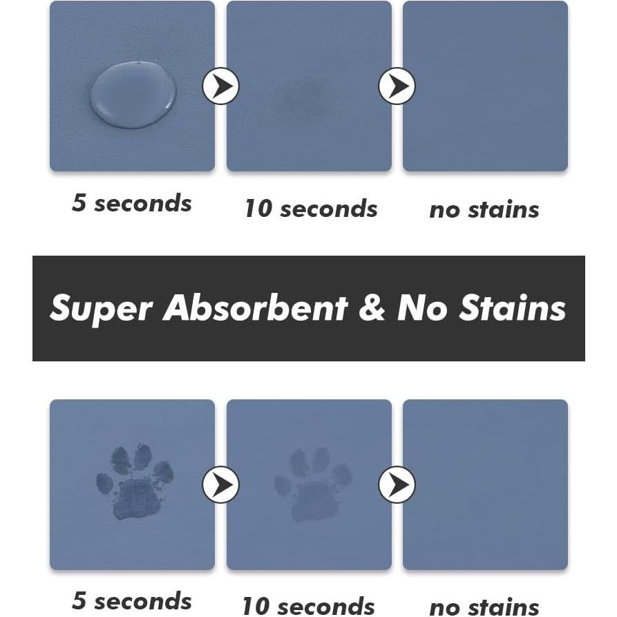 Alfombrilla Absorbente para Comida de Mascotas MontVoo 30x48 cm