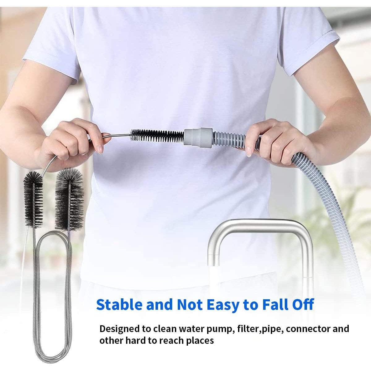 Juego de 10 Cepillos de Limpieza Flexible CANIPHA 155 cm