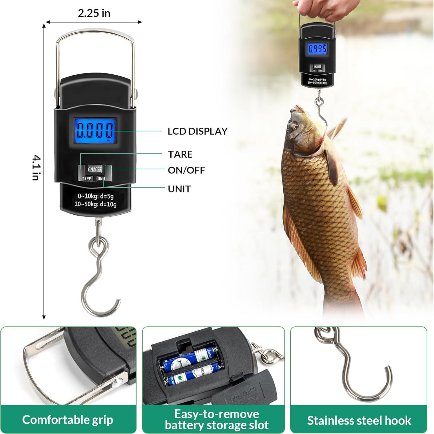Kit de Pesca THKFISH 85 Piezas con Bolsa Impermeable y Accesorios