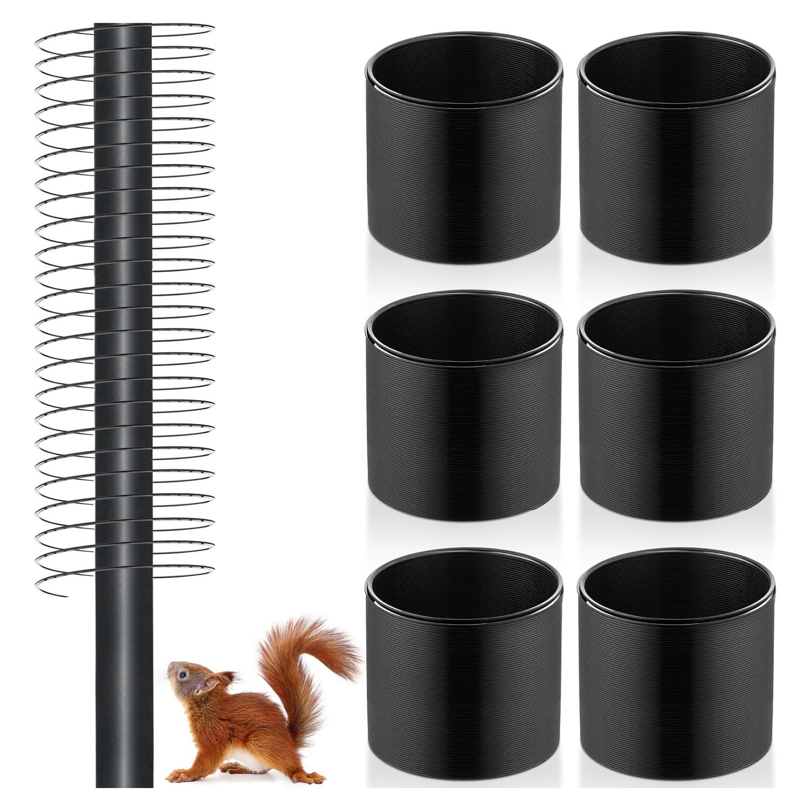 Baffle a Prueba de Ardillas Qualirey 6 Pcs 6 cm para Comederos