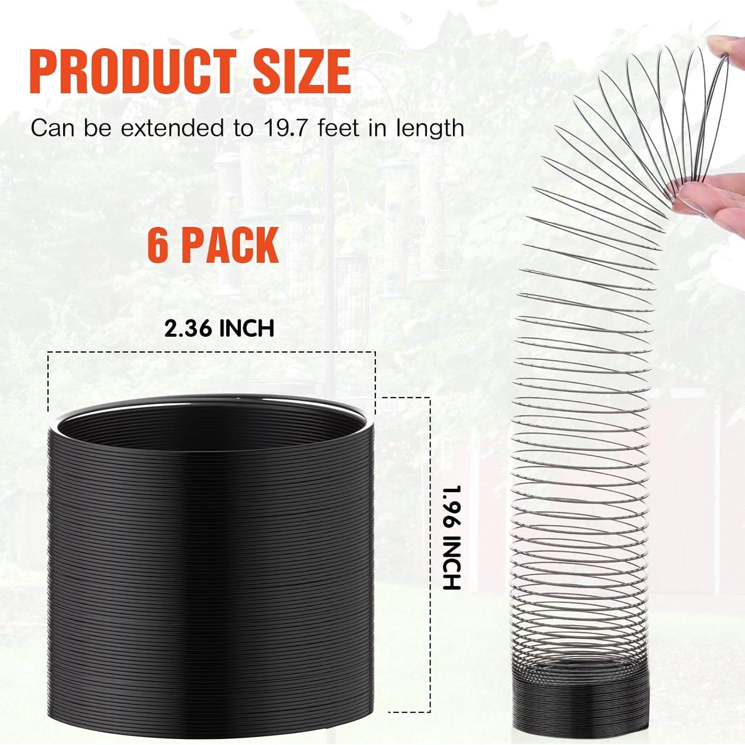 Baffle a Prueba de Ardillas Qualirey 6 Pcs 6 cm para Comederos