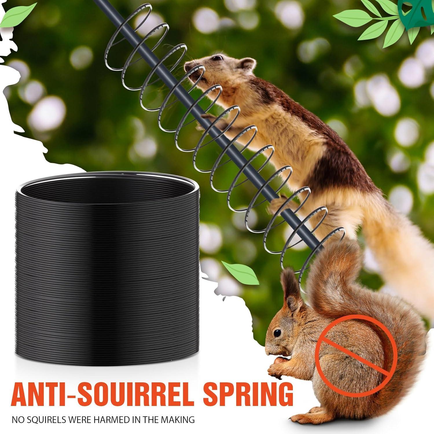 Baffle a Prueba de Ardillas Qualirey 6 Pcs 6 cm para Comederos