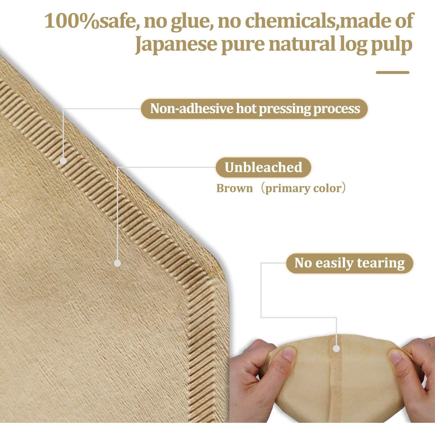 Filtro de Café Cono Irekamons 100 Unidades Natural 8-12 Tazas