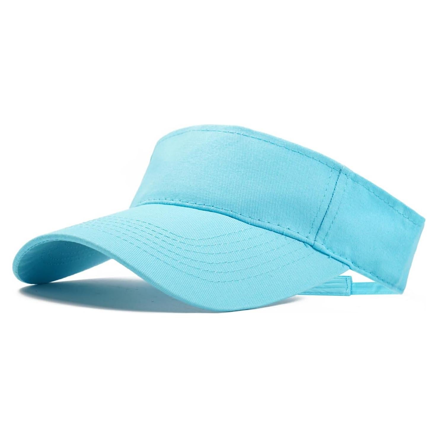 Gorra Visera Deportiva ANDICEQY Ajustable Algodón Azul Ácido