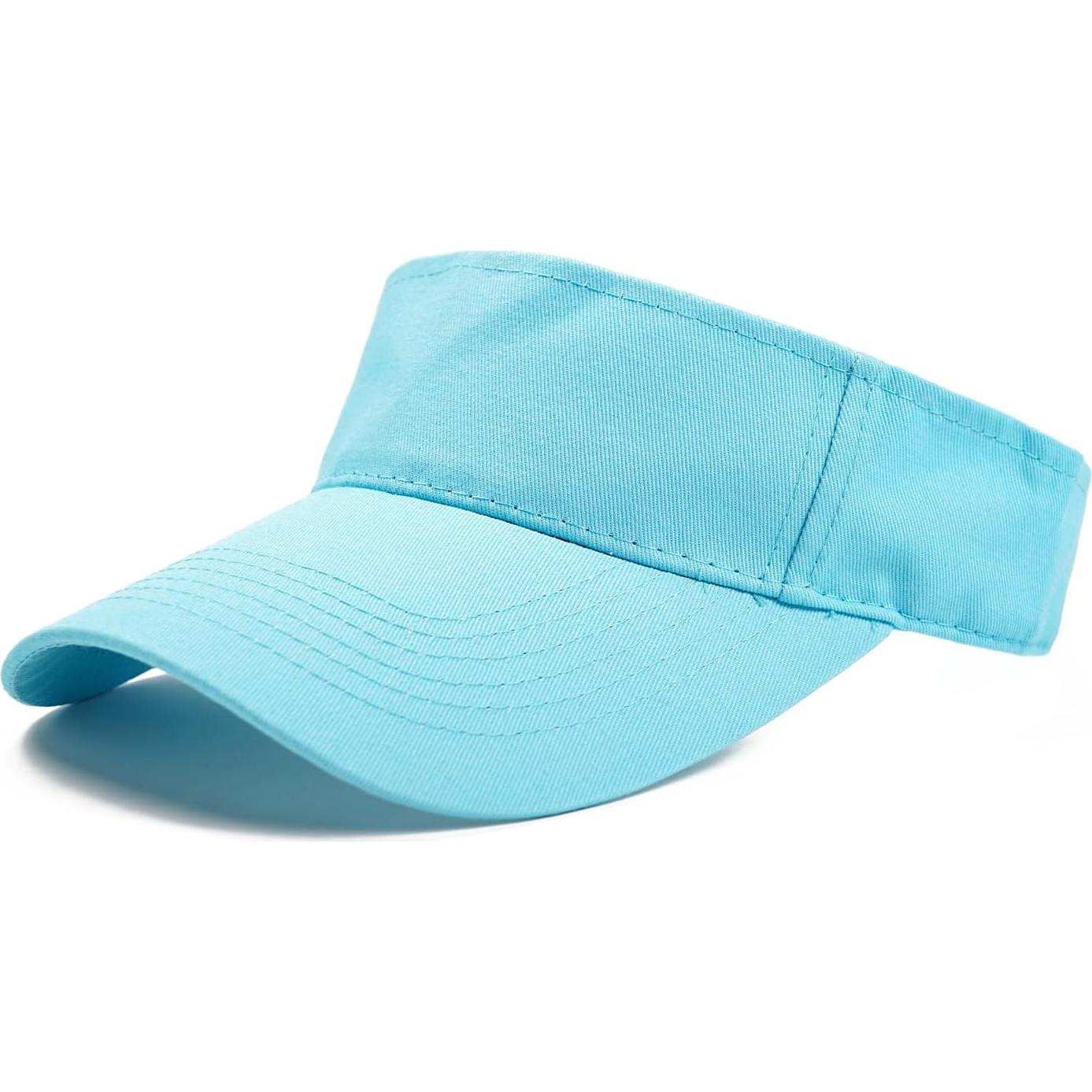 Gorra Visera Deportiva ANDICEQY Ajustable Algodón Azul Ácido