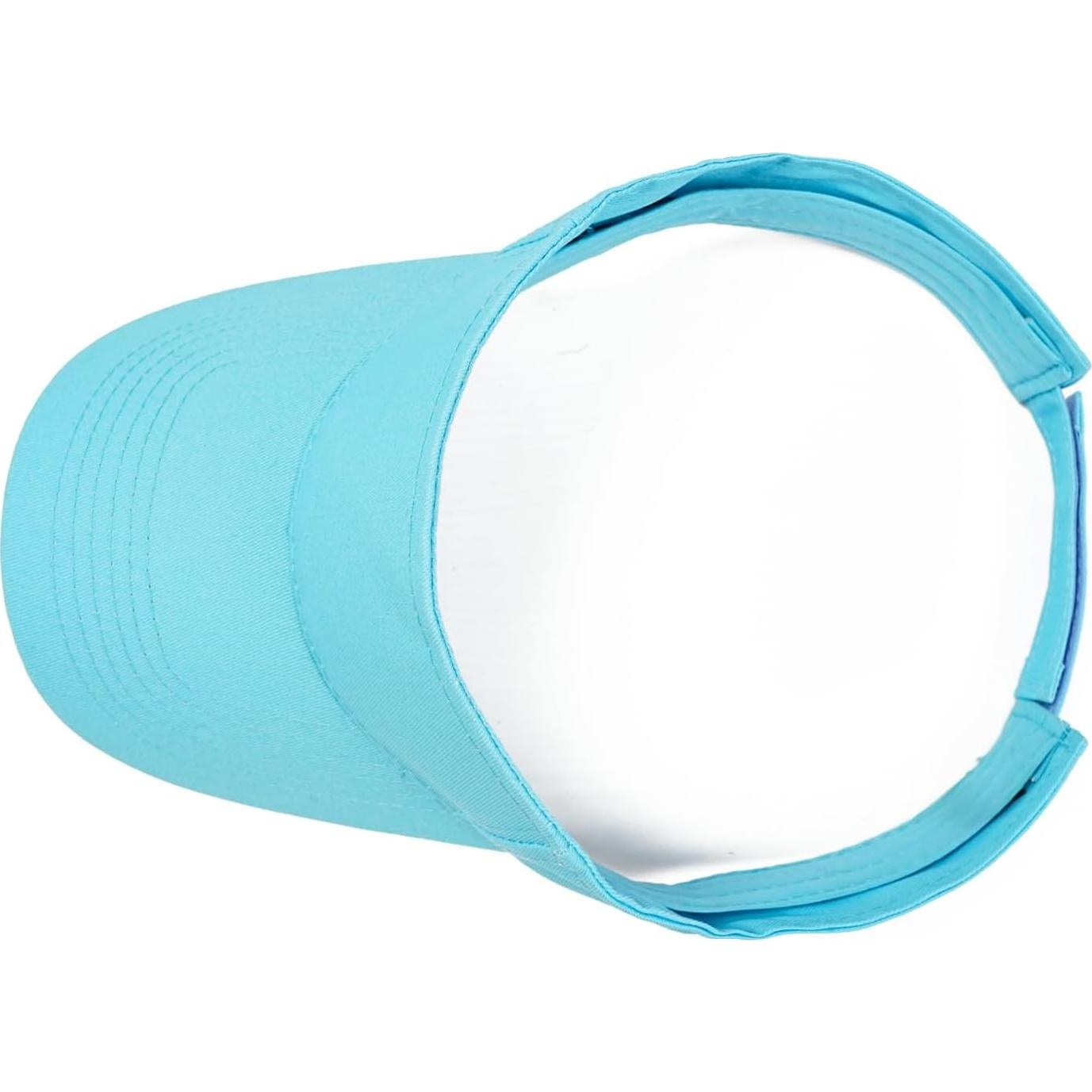 Gorra Visera Deportiva ANDICEQY Ajustable Algodón Azul Ácido