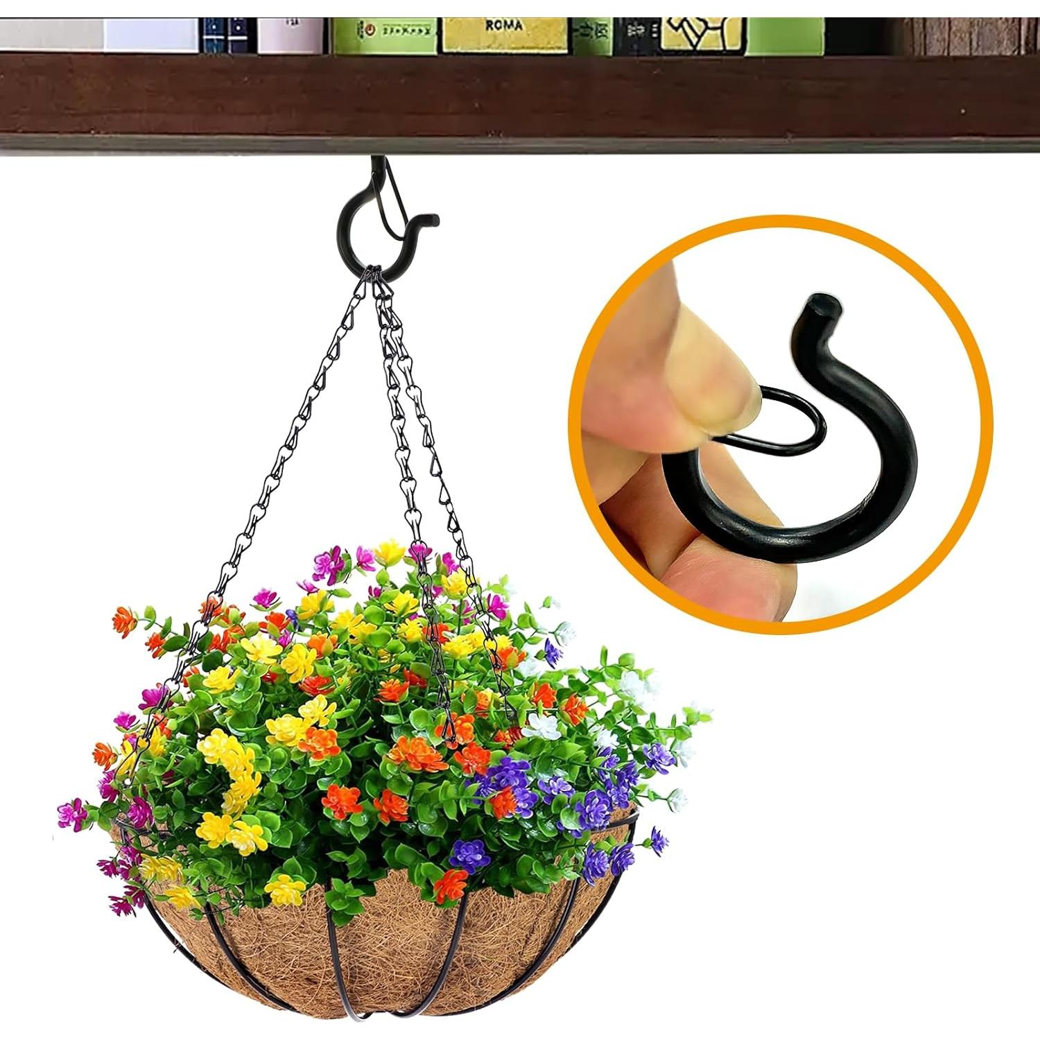 Ganchos de Seguridad Datttcc 25pcs Metal Negro 5.8cm 18kg