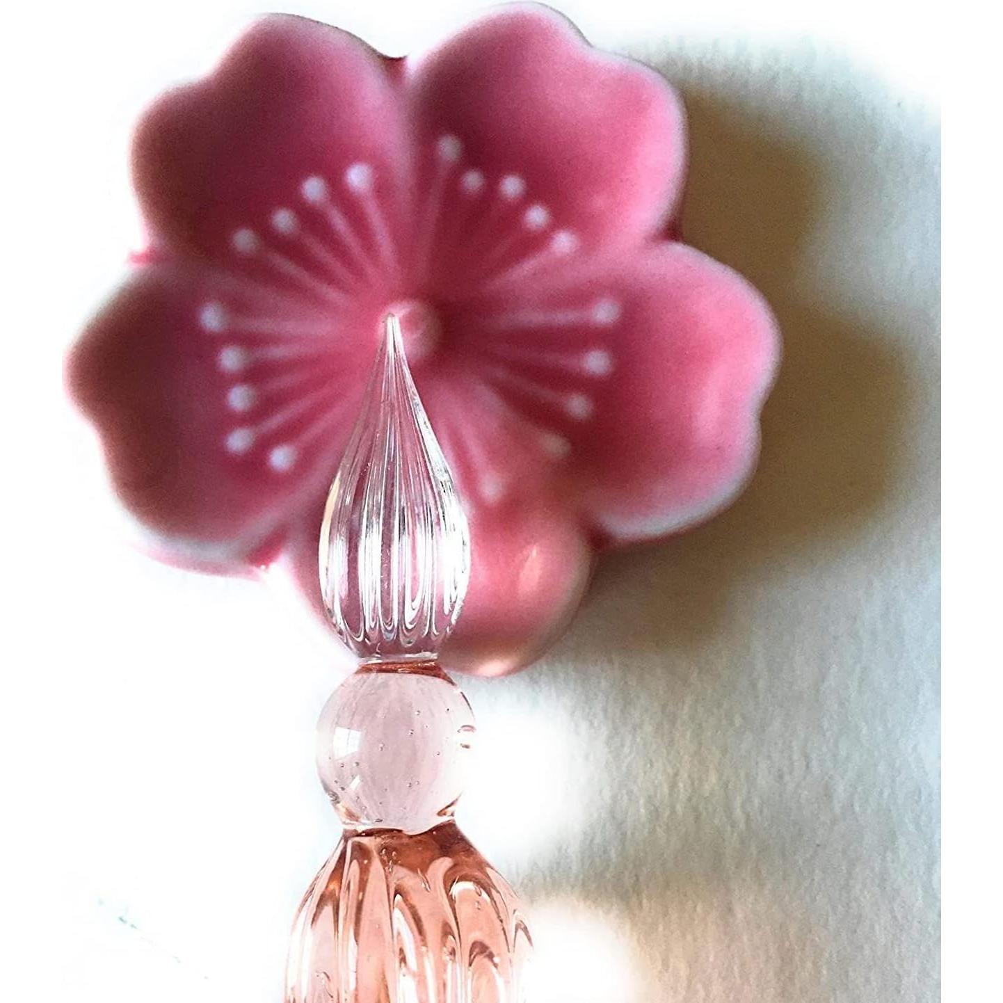 Juego de Pluma de Buceo de Vidrio Oblique Love Letters Coral Rosa