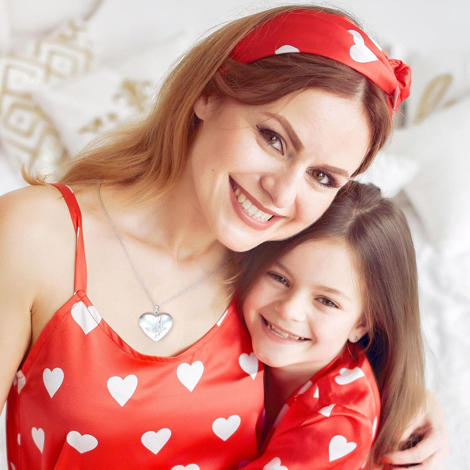 Collar Locket Personalizado Easycosy Acero Inoxidable 50.8 cm