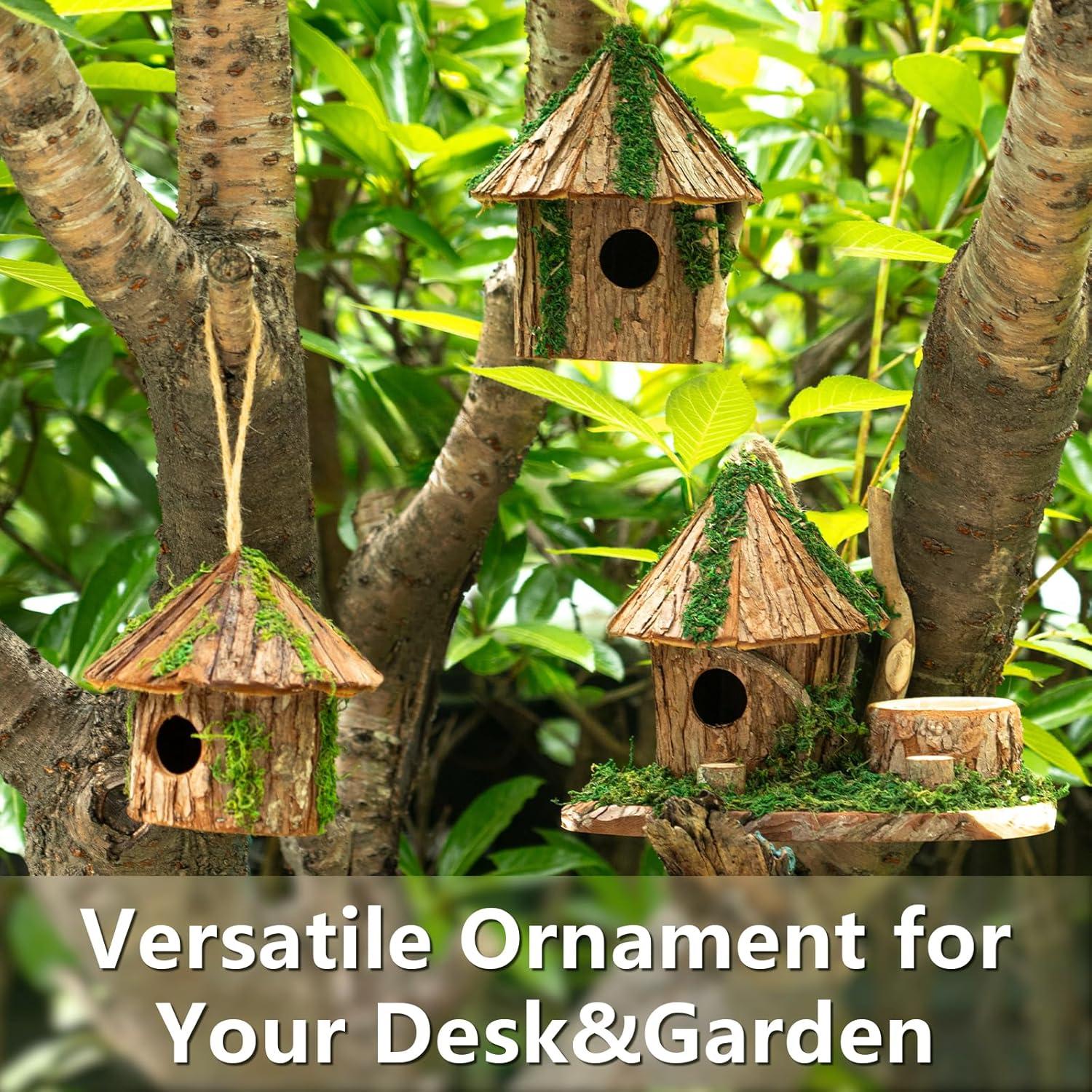 Casa para Aves de Madera GARDYUE Mediana con Protector