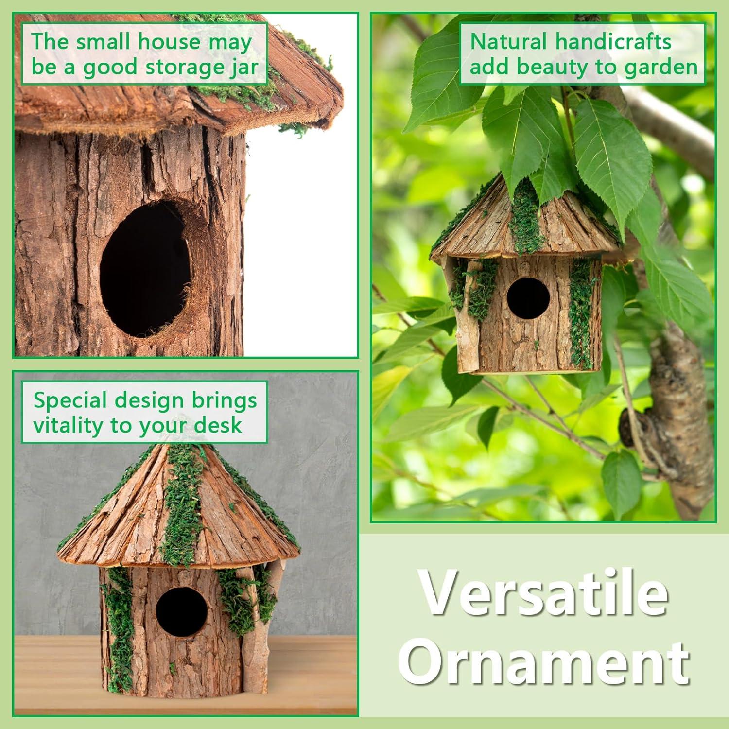 Casa para Aves de Madera GARDYUE Mediana con Protector