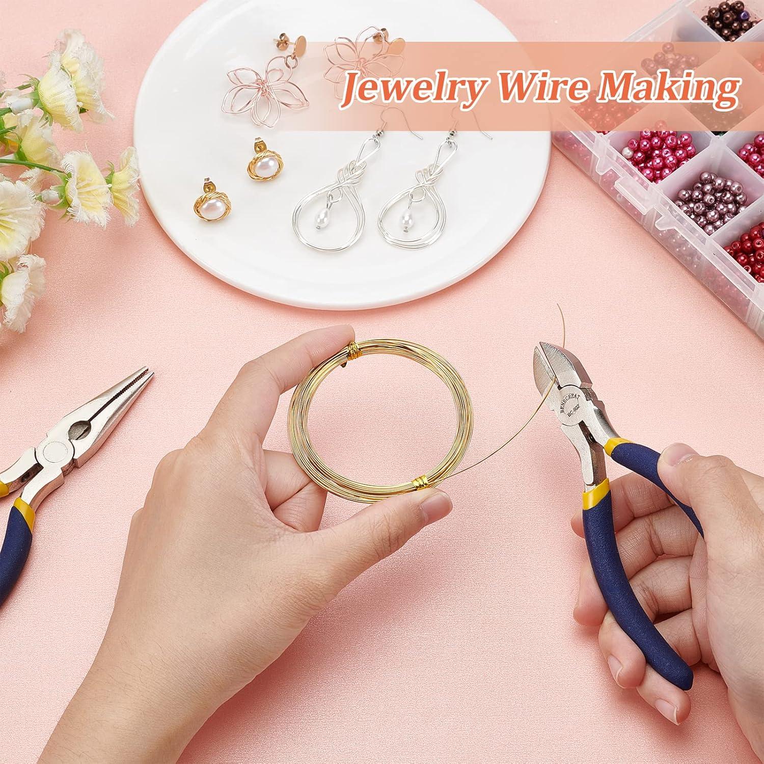 Alambre de Latón 0.6mm BENECREAT 6m para Joyería DIY