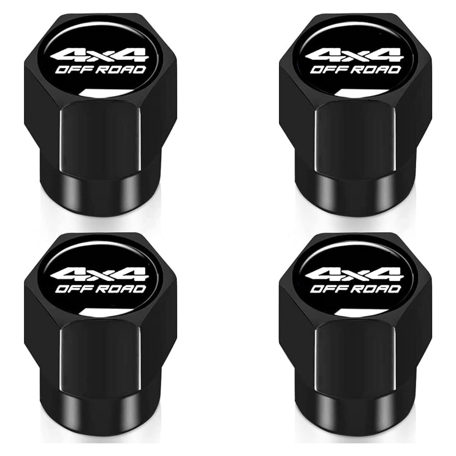 4 Tapones de Válvula de Neumático SOAPOP Aluminio Universal