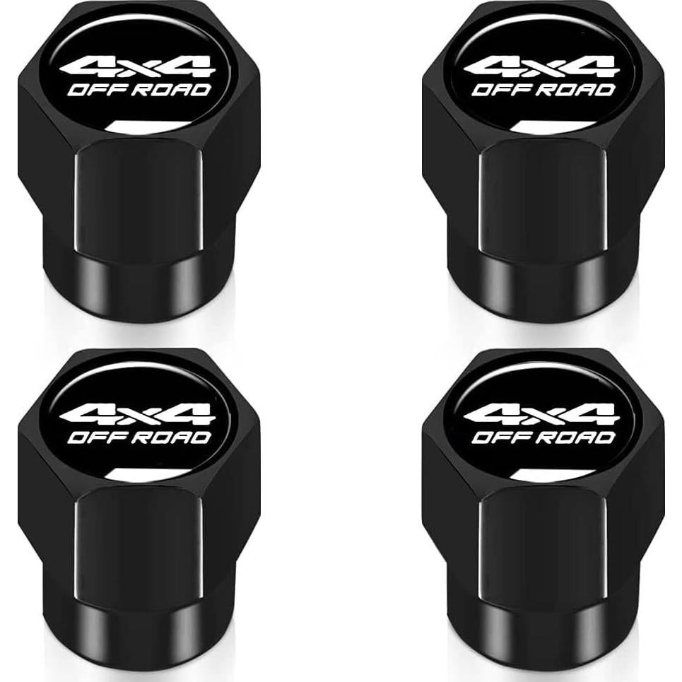 4 Tapones de Válvula de Neumático SOAPOP Aluminio Universal