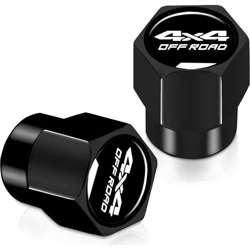 4 Tapones de Válvula de Neumático SOAPOP Aluminio Universal