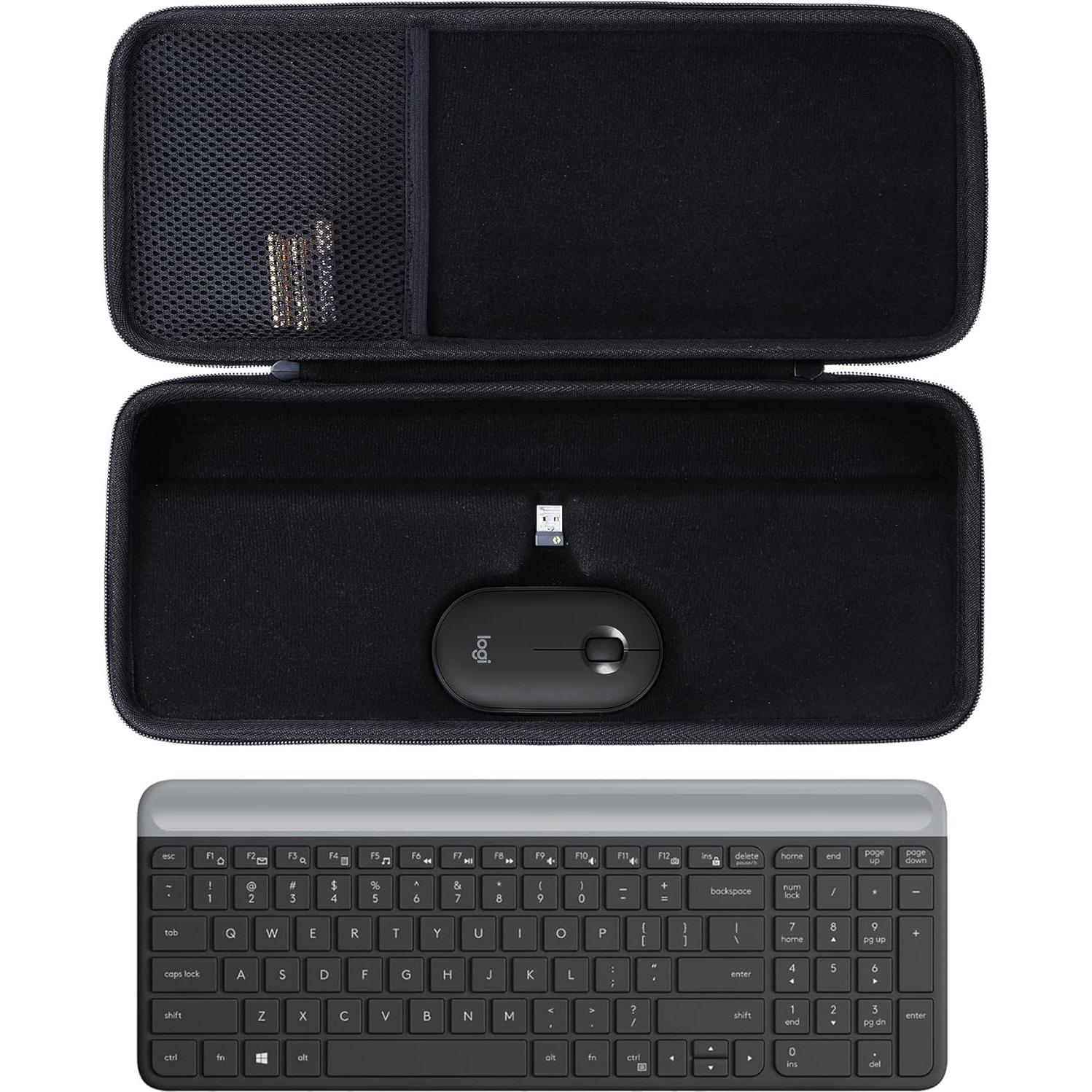 Funda Dura Lebakort para Teclado y Ratón Logitech MK470