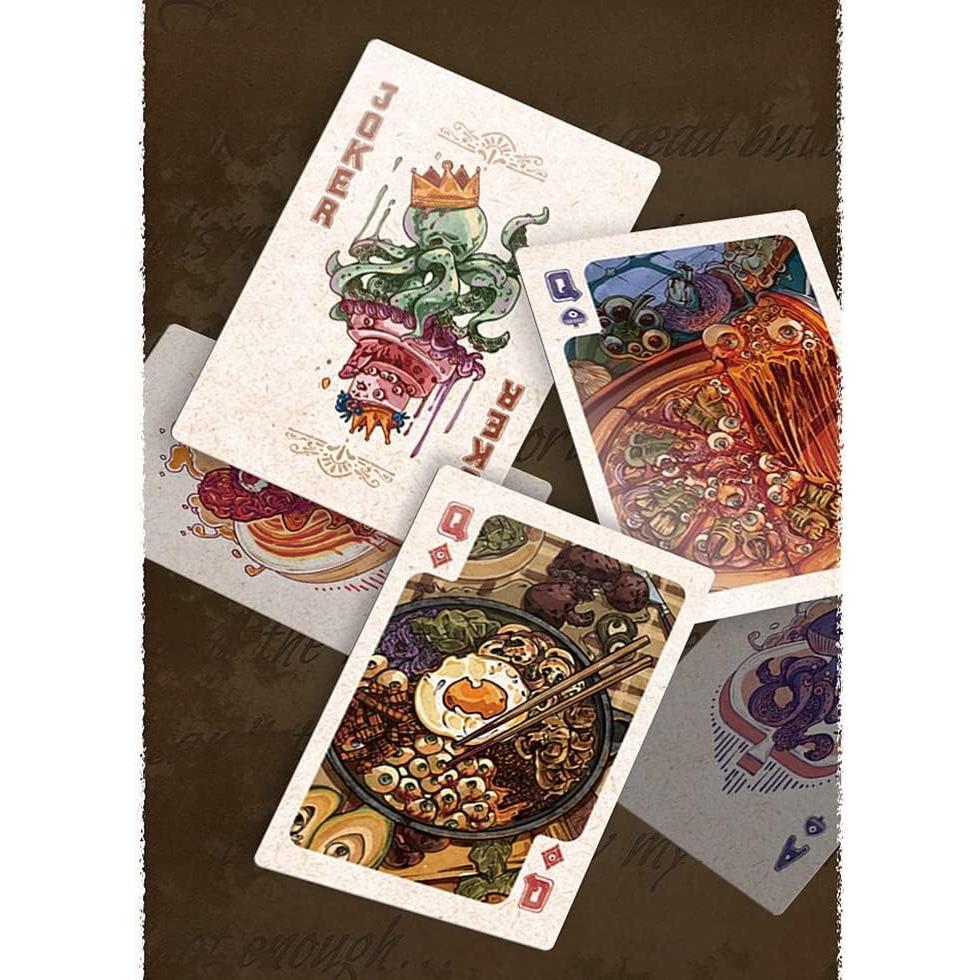 Juego de Cartas de Poker Cthulhu con Caja Organizadora