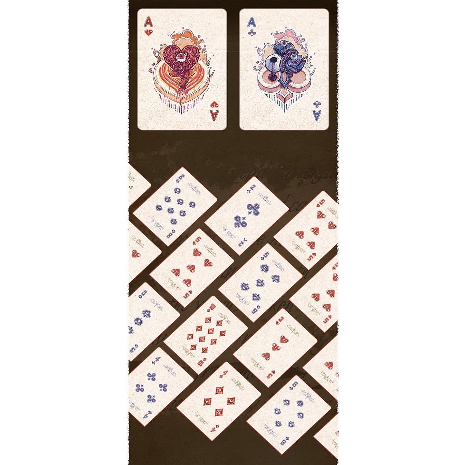 Juego de Cartas de Poker Cthulhu con Caja Organizadora