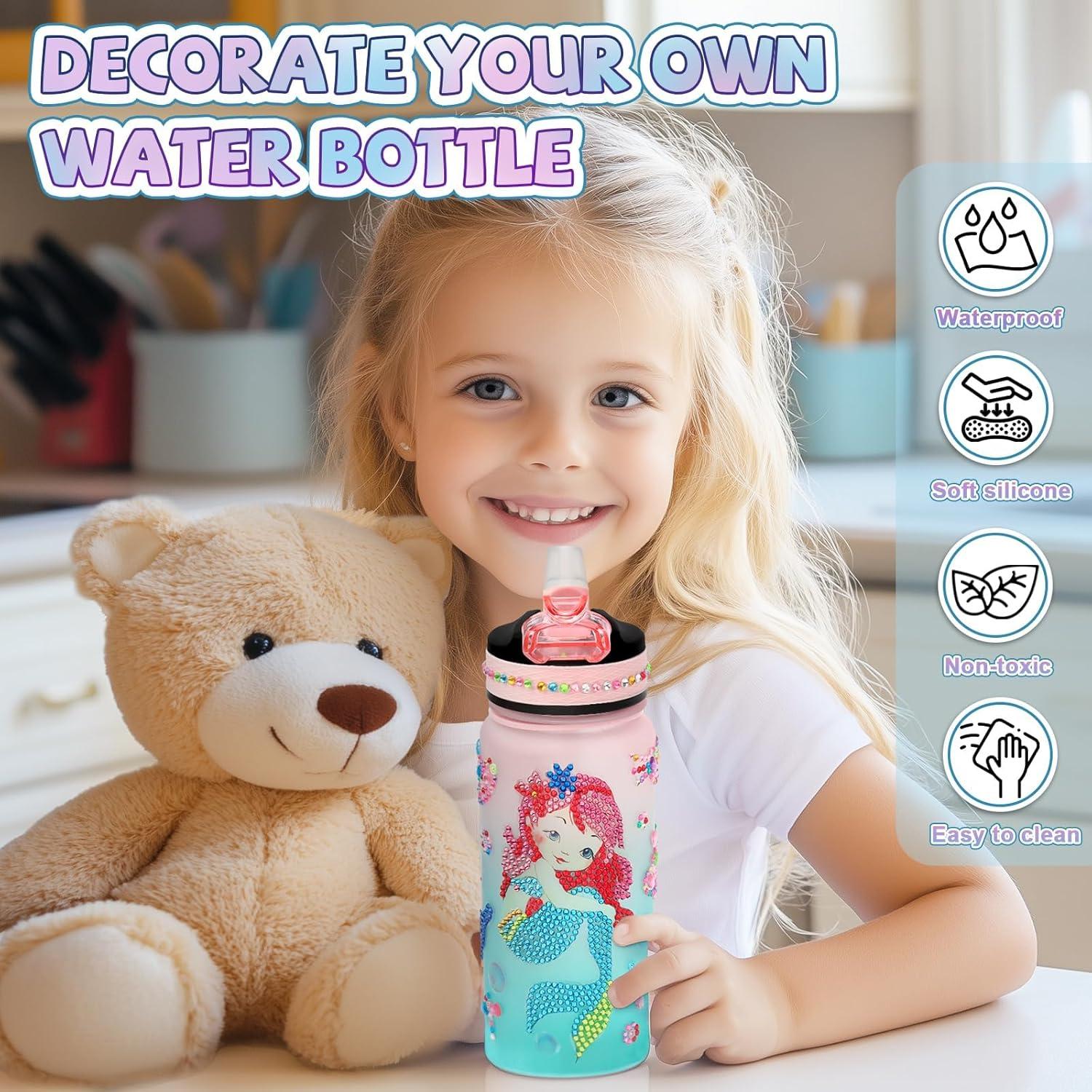 Kit de Manualidades Aolieh - Botella de Agua Sirena 600ml DIY