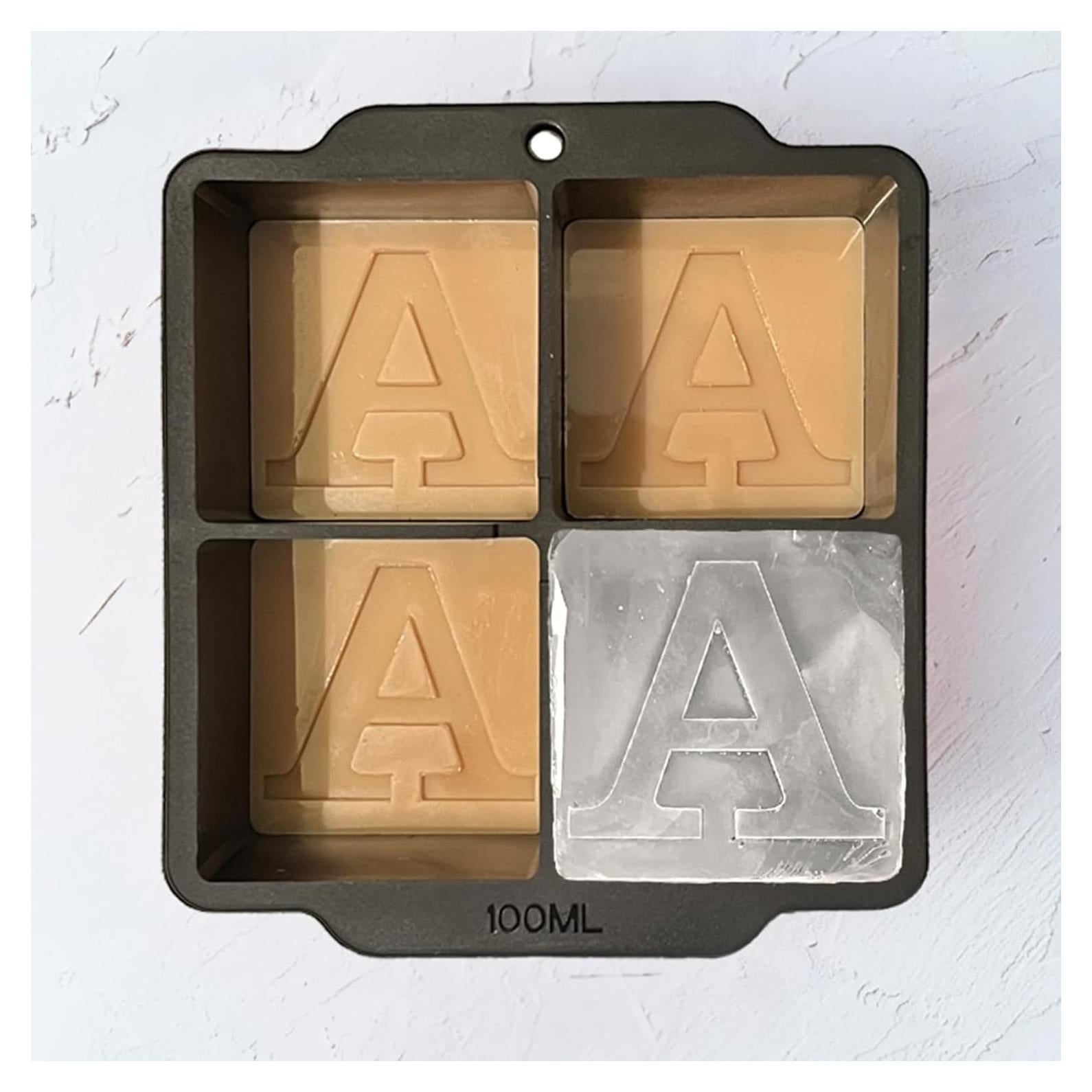 Molde de Hielo Personalizado CocoWeddings Letra A 5.08 cm