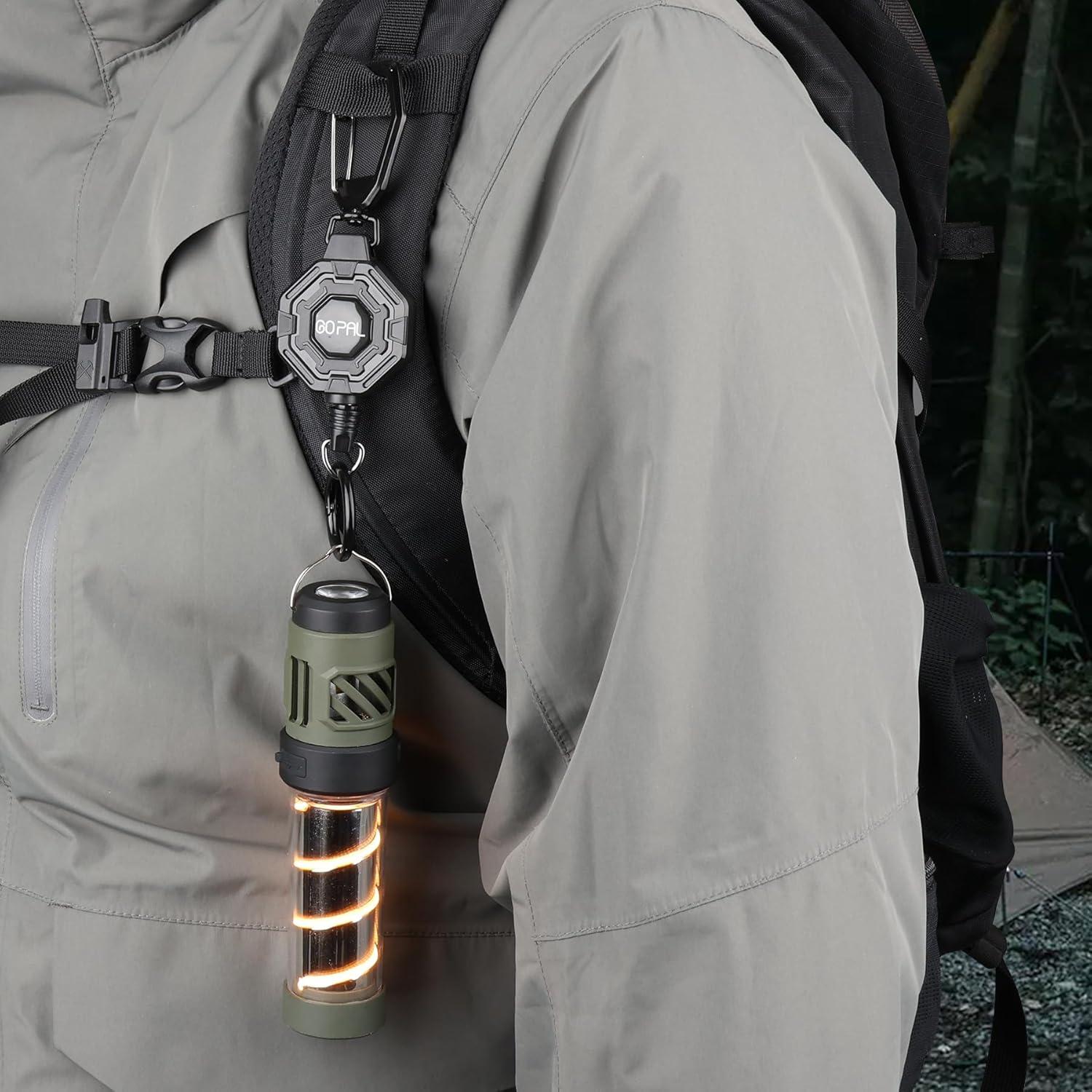 Soporte Retráctil de Insignia Go Pal - 2 Piezas con Clip