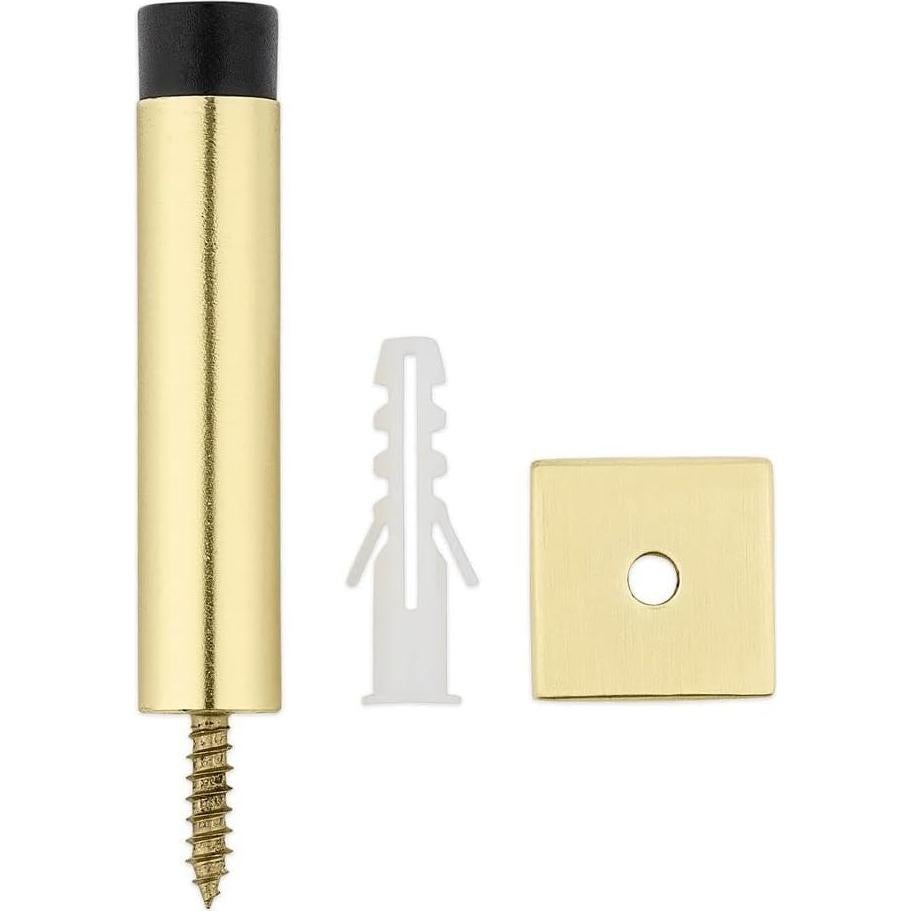 Parada de Puerta Reed National Hardware N830-528 7.62 cm Oro Cepillado