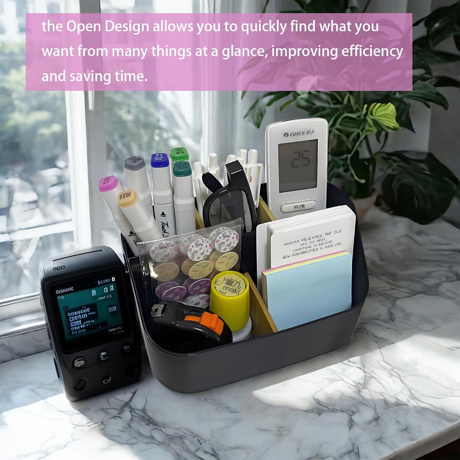 Soporte para bolígrafos JFANexplore Negro Organizador de escritorio